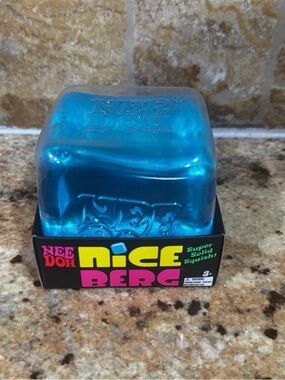NeeDoh Nice Berg Super Solid Squish - Blue large size